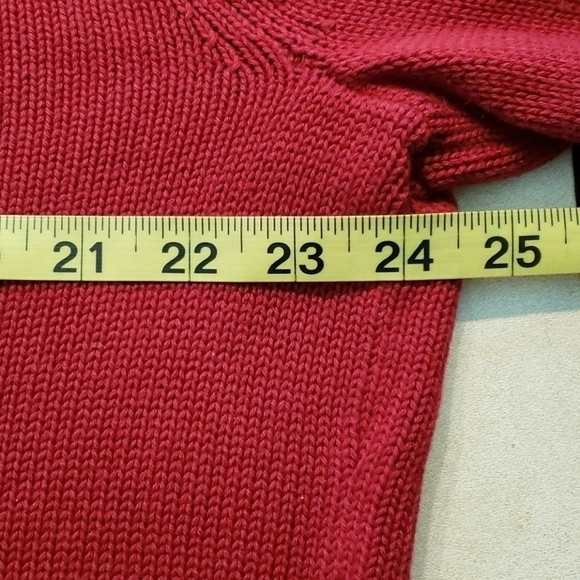 L.L. Bean 1/4 Zip 100% Cotton Sweater L-Reg EUC - Picture 8 of 12